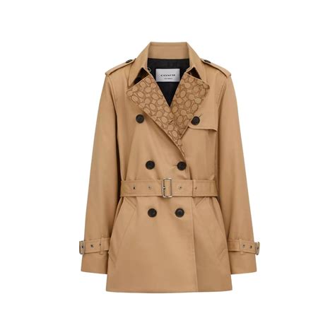 gabardina coach mujer